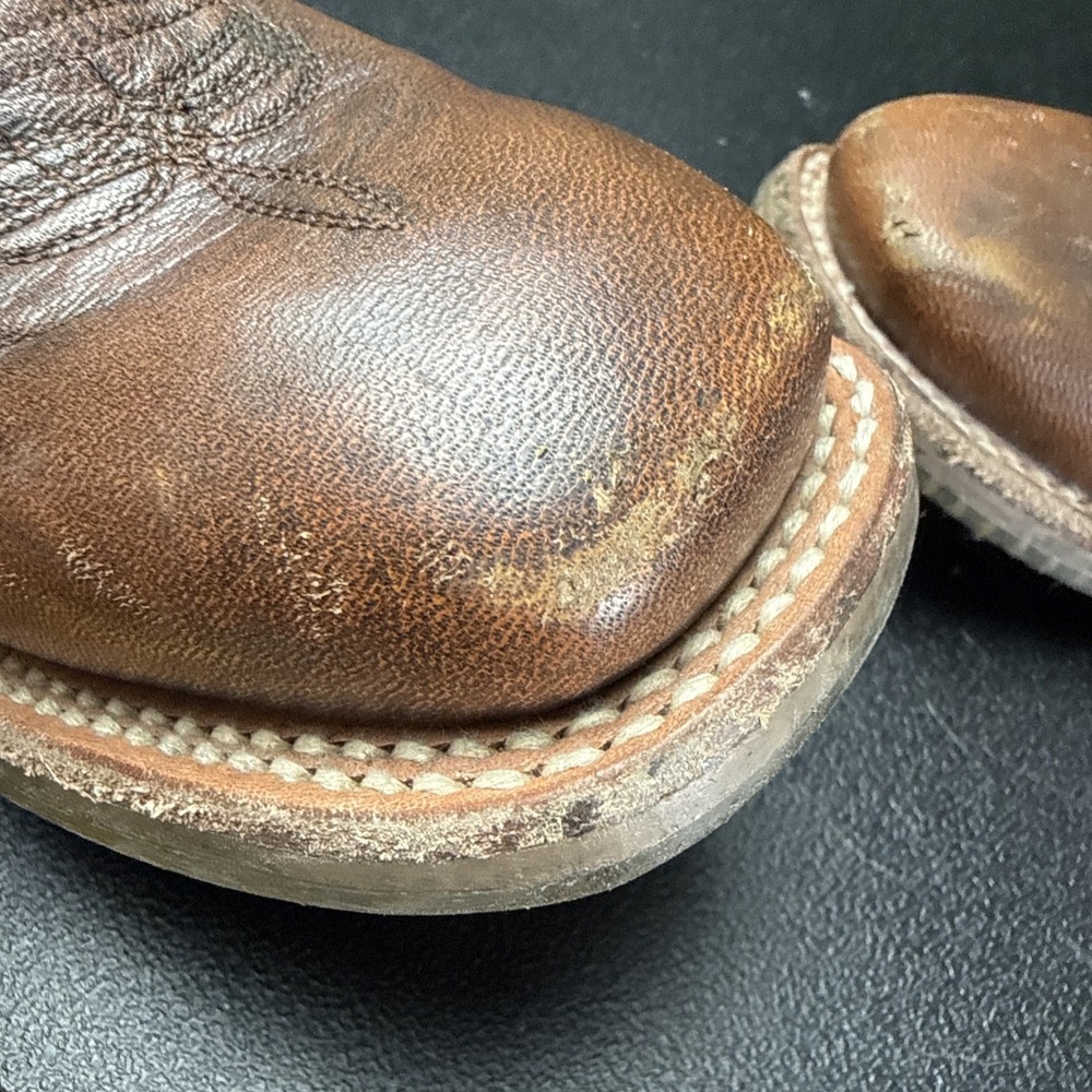 Tin Haul Kids Western Boots Brown Leather Size 13 - Picture 10 of 13